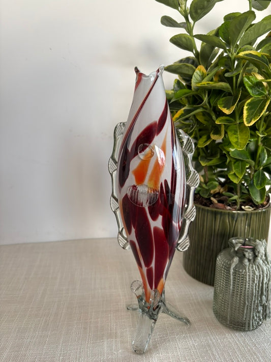 Glass Fish Sculpture