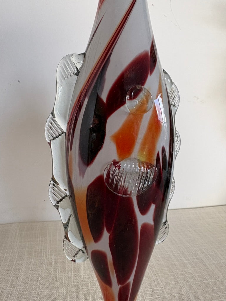 Glass Fish Sculpture