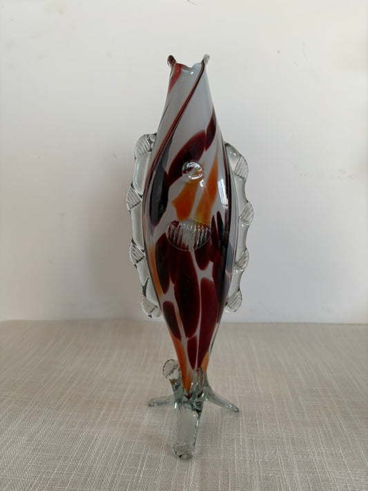 Glass Fish Sculpture